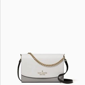 NWT Kate Spade carson colorblock convertible crossbody, Gray White and Black